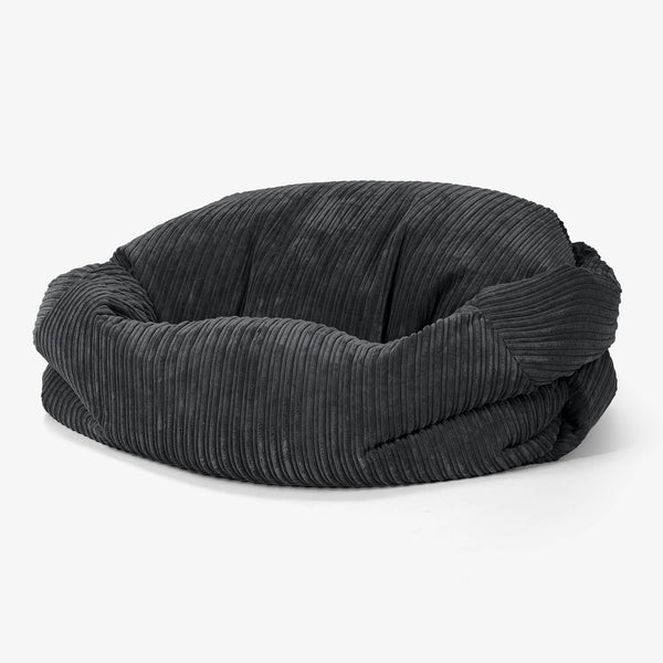 Sabine Sekkesofa - Kordfløyel Svart 01