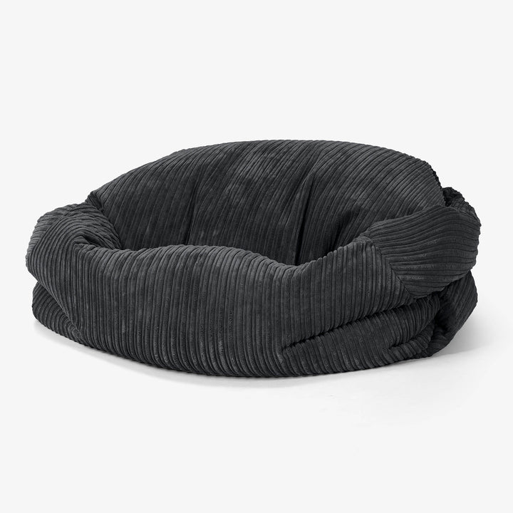 Sabine Sekkesofa - Kordfløyel Svart 01