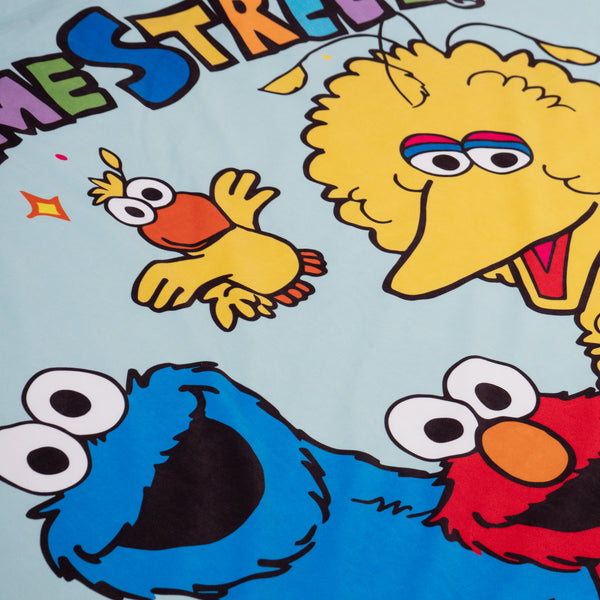 Sofa Pledd / Teppe - Sesame Street Fabric Close-up Image