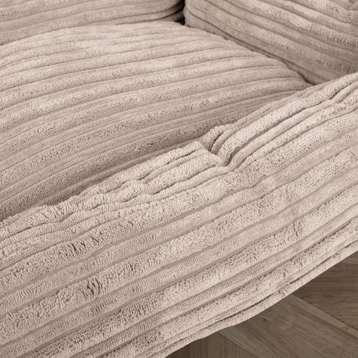 Hundepute / Puff, Memory Foam Hundeseng - Cord Mink