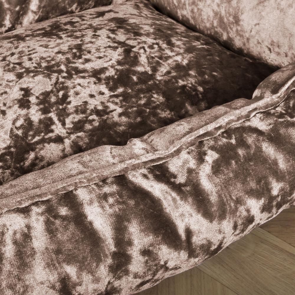 Hundekurv, Ortopedisk Memory Foam Hundeseng for Kjæledyr, Liten, Middels, Stor - Glitrende Trøffel