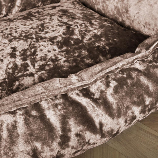 Hundekurv, Ortopedisk Memory Foam Hundeseng for Kjæledyr, Liten, Middels, Stor - Glitrende Trøffel