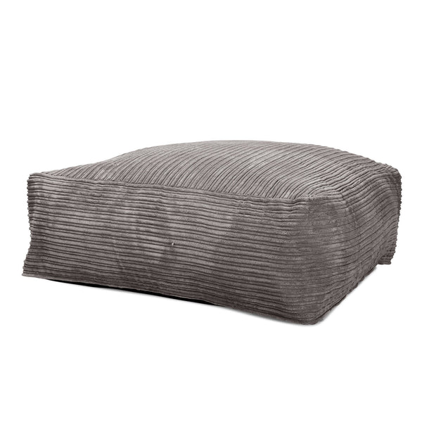 CloudSac 250 Memory Foam Ottoman Sittepuff - Kordfløyel Grafitt 01