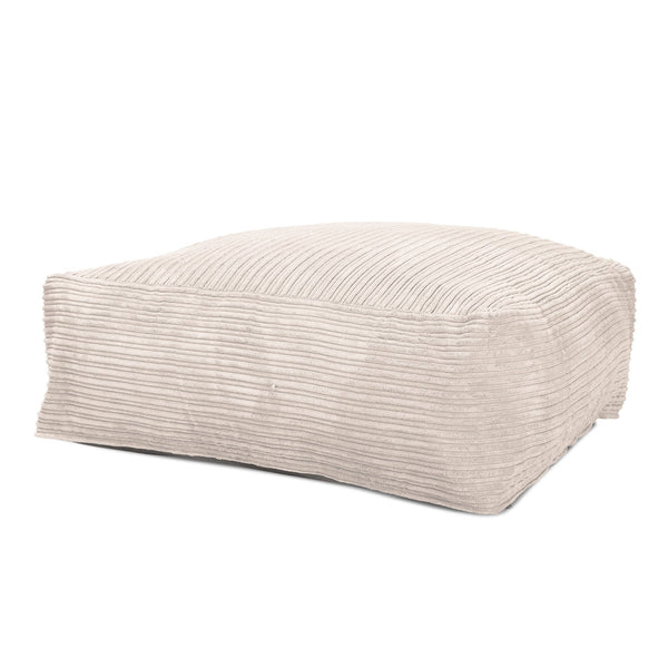 CloudSac 250 Memory Foam Ottoman Sittepuff - Kordfløyel Elfenben 01