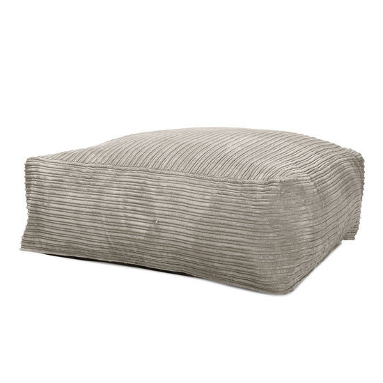 CloudSac 250 Memory Foam Ottoman Sittepuff - Kordfløyel Mink 01