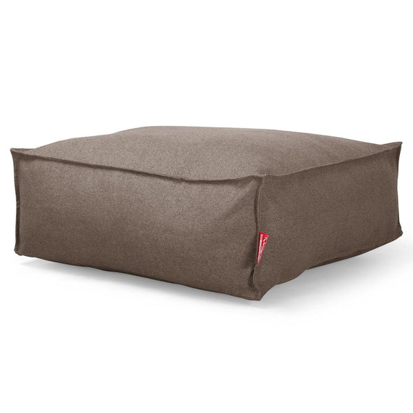 CloudSac 250 Memory Foam Ottoman Sittepuff - Interalli Ull Kjeksfarge