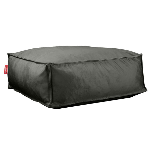 CloudSac 250 Memory Foam Ottoman Sittepuff - Fløyel Grafitt