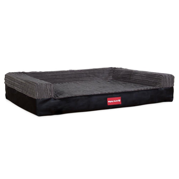 Benken, Ortopedisk Memory Foam Hundeseng, , Stor, Medium, XXL - Kunstskinn Svart