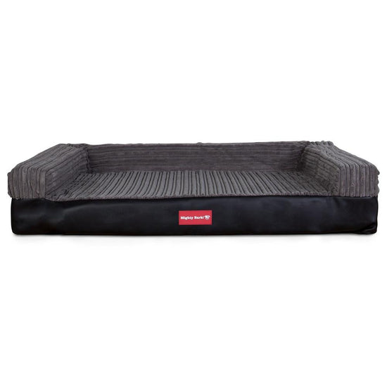 Benken, Ortopedisk Memory Foam Hundeseng, , Stor, Medium, XXL - Kunstskinn Svart