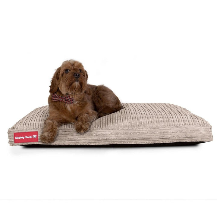 Madrassen, Ortopedisk Memory Foam Hundemadrass for Kjæledyr, Stor, XXL - Cord Mink