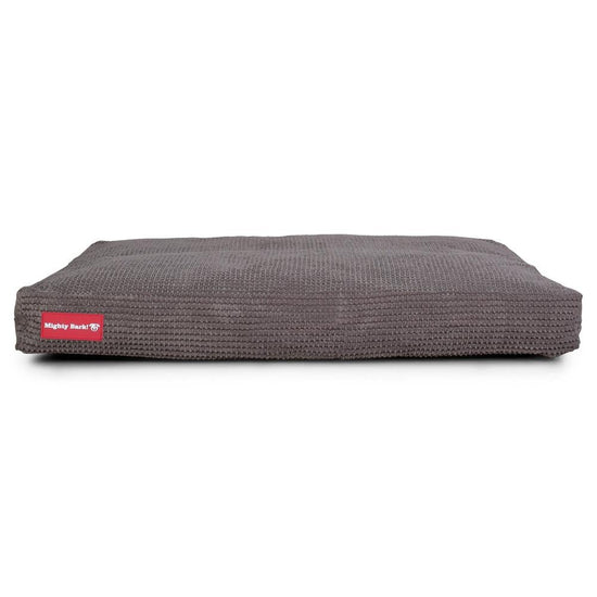 Madrassen, Ortopedisk Memory Foam Hundemadrass for Kjæledyr, Stor, XXL - Pom-pom Koksgrå