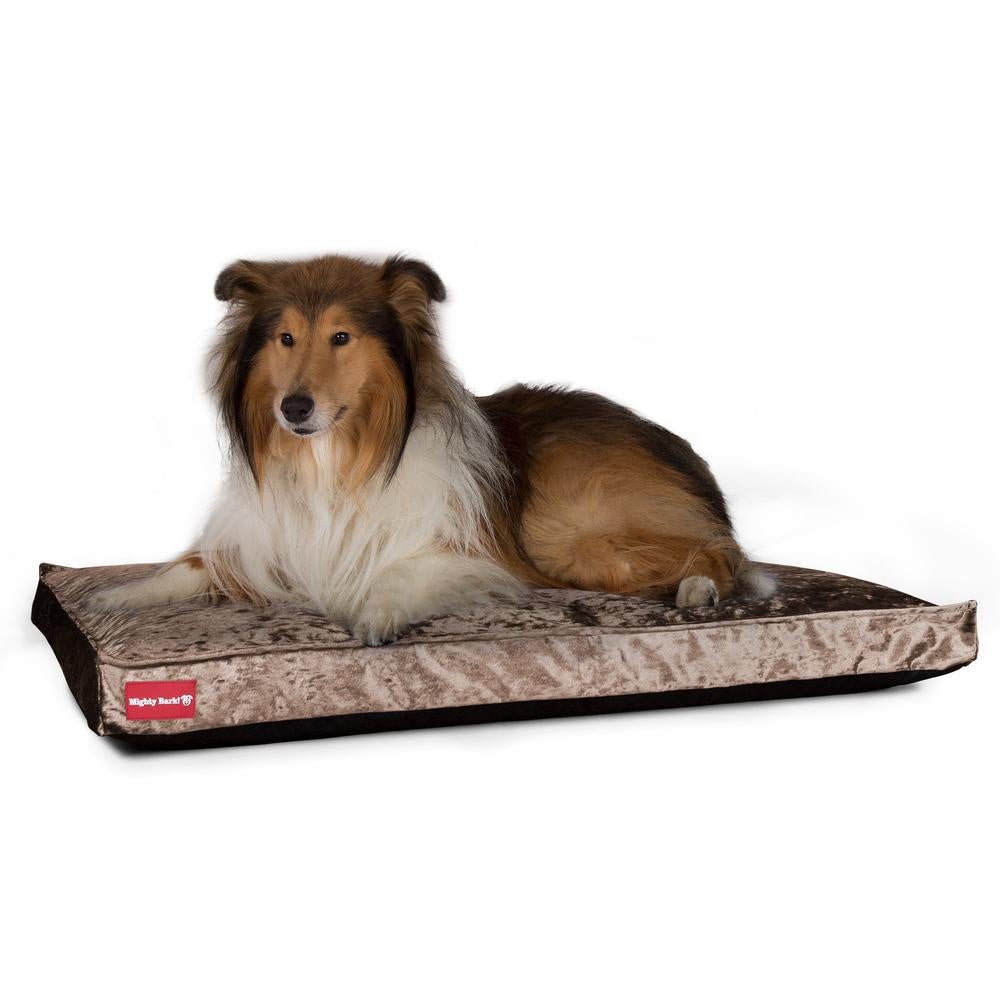Madrassen, Ortopedisk Memory Foam Hundemadrass for Kjæledyr, Stor, XXL - Glitrende Trøffel
