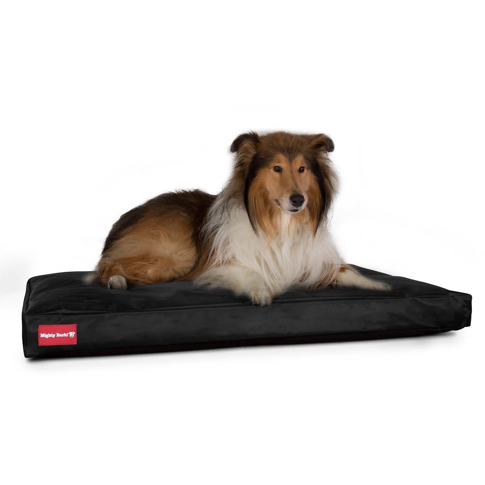 Madrassen, Ortopedisk Memory Foam Hundemadrass for Kjæledyr, Stor, XXL - Vanntett Svart