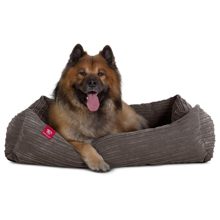 Hundekurv, Ortopedisk Memory Foam Hundeseng for Kjæledyr, Liten, Middels, Stor - Cord Grafitt