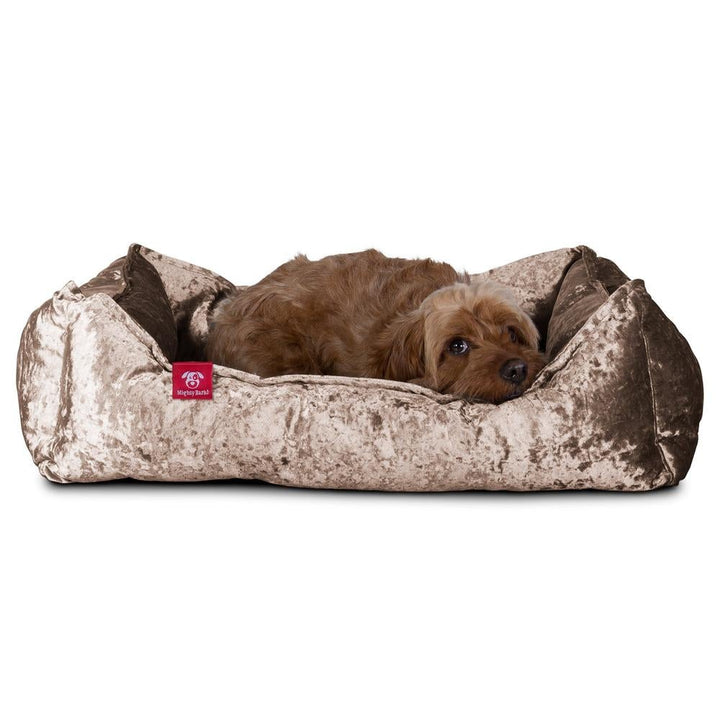 Hundekurv, Ortopedisk Memory Foam Hundeseng for Kjæledyr, Liten, Middels, Stor - Glitrende Trøffel
