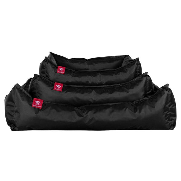 Hundekurv, Ortopedisk Memory Foam Hundeseng for Kjæledyr, Liten, Middels, Stor - Vanntett Svart