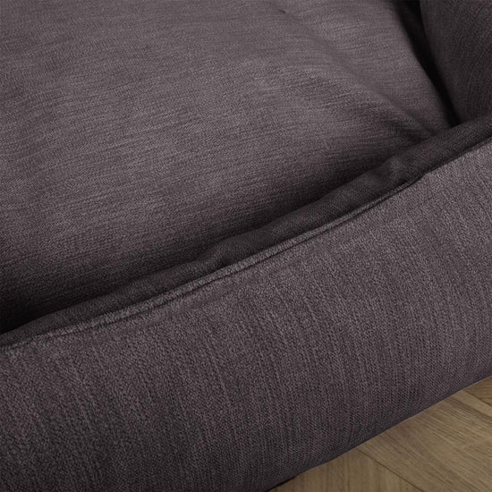 Benken, Ortopedisk Memory Foam Hundeseng, , Stor, Medium, XXL - Signatur Chenille Grafitt