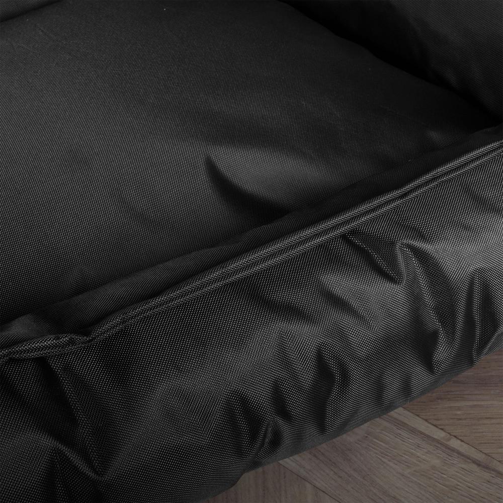 Hundekurv, Ortopedisk Memory Foam Hundeseng for Kjæledyr, Liten, Middels, Stor - Vanntett Svart