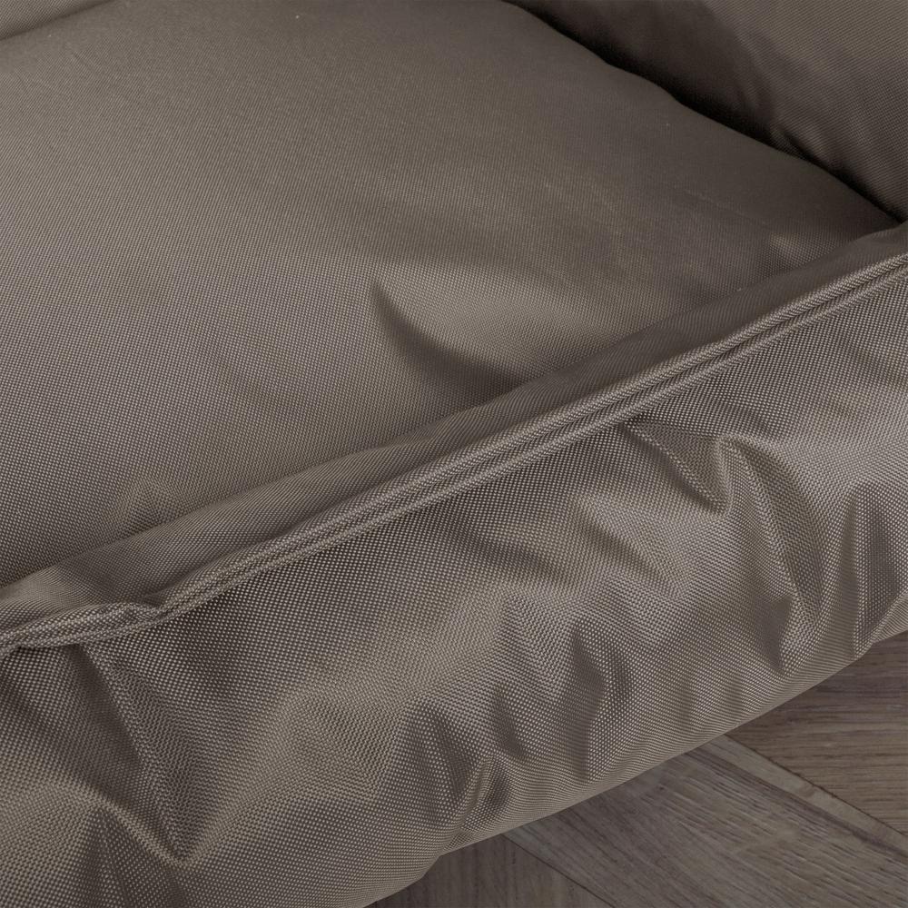 Hundekurv, Ortopedisk Memory Foam Hundeseng for Kjæledyr, Liten, Middels, Stor - Vanntett Grå