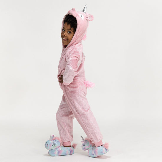 Animal Fleece Onesie for Barn - Enhjørning 02