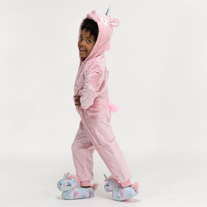 Animal Fleece Onesie for Barn - Enhjørning 02