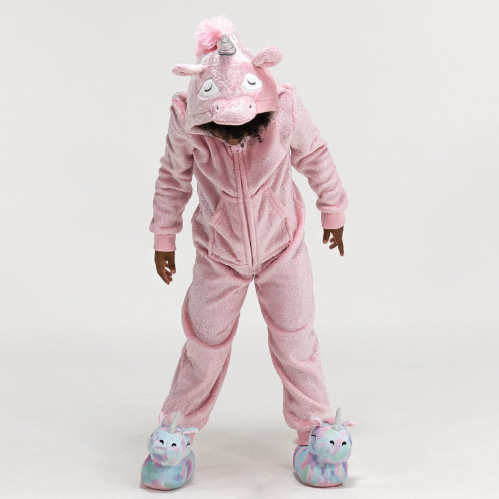 Animal Fleece Onesie for Barn - Enhjørning 04