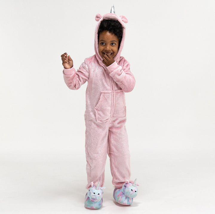 Animal Fleece Onesie for Barn - Enhjørning 05