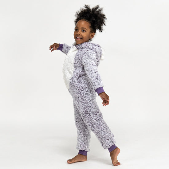 Animal Fleece Onesie for Barn - Pinnsvin 03