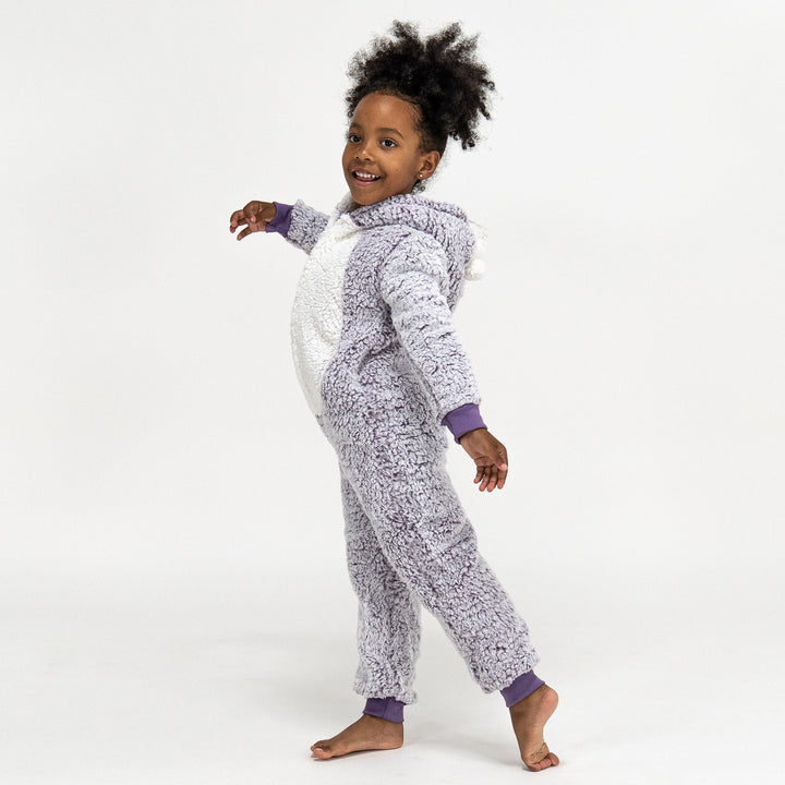 Animal Fleece Onesie for Barn - Pinnsvin 03