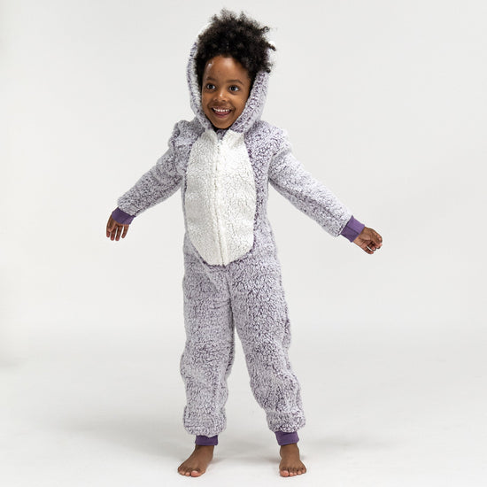Animal Fleece Onesie for Barn - Pinnsvin 05