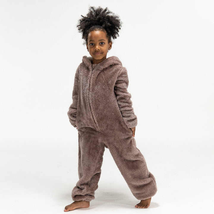 Animal Fleece Onesie for Barn - Reinsdyr 04
