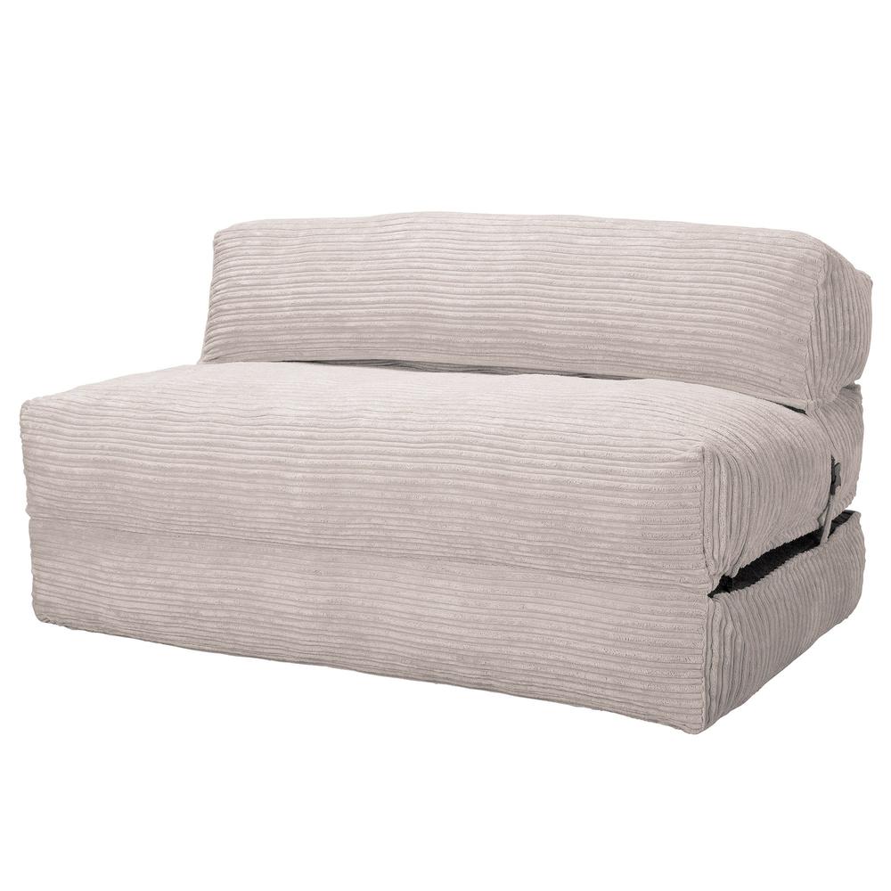 Avery Futon Stolseng Dobbel - Klassisk Cord Elfenben 01