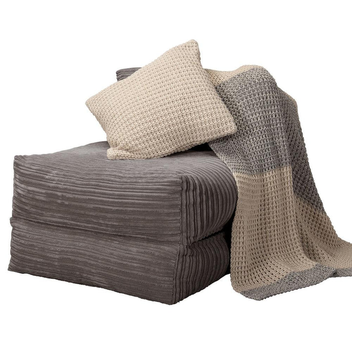 Avery Futon Stolseng Singel - Kordfløyel Grafitt 04