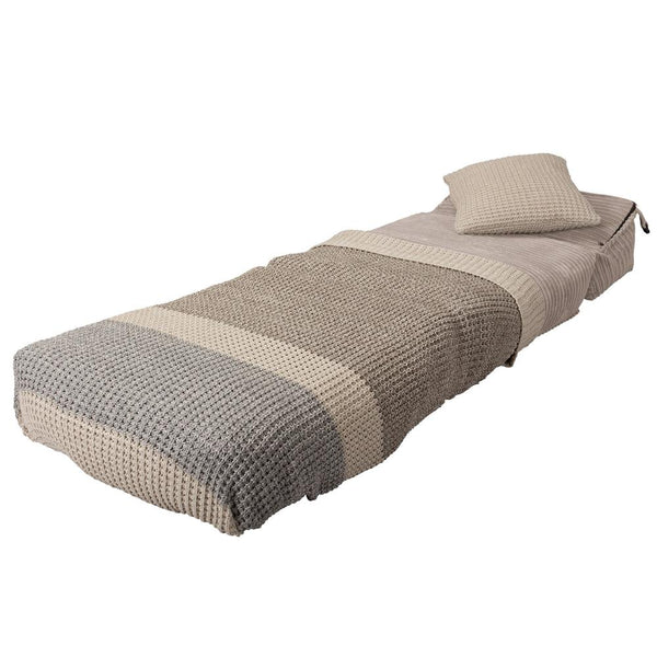 Avery Futon Stolseng Singel - Kordfløyel Mink Fabric Close-up Image