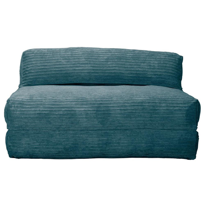 Avery Futon Stolseng Dobbel - Kordfløyel Turkis 03