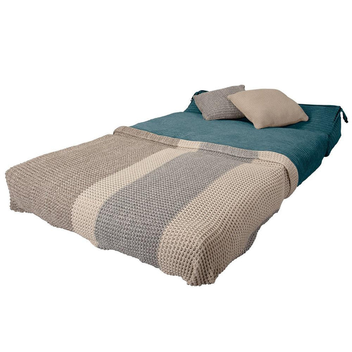 Avery Futon Stolseng Dobbel - Kordfløyel Turkis 05