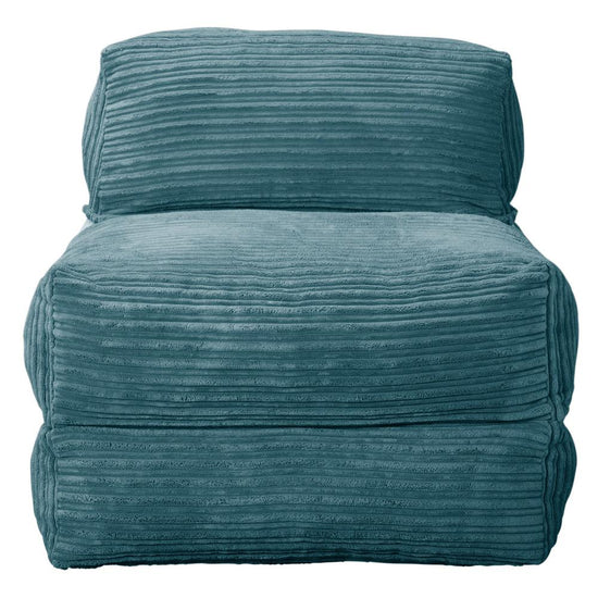 Avery Futon Stolseng Singel - Kordfløyel Turkis 03