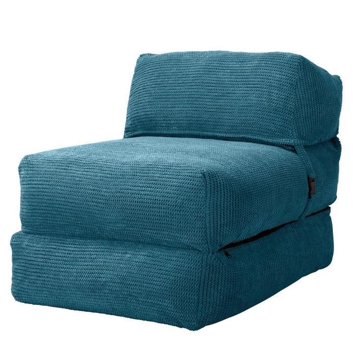 Avery Futon Stolseng Singel - Pom-pom Turkis 01