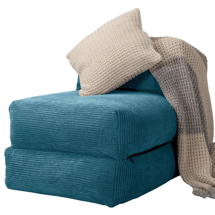 Avery Futon Stolseng Singel - Pom-pom Turkis 04