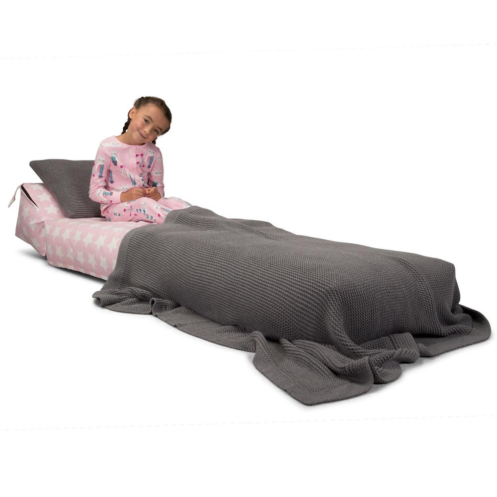Avery Futon Stolseng Singel - Trykk Rosa Stjerne 04