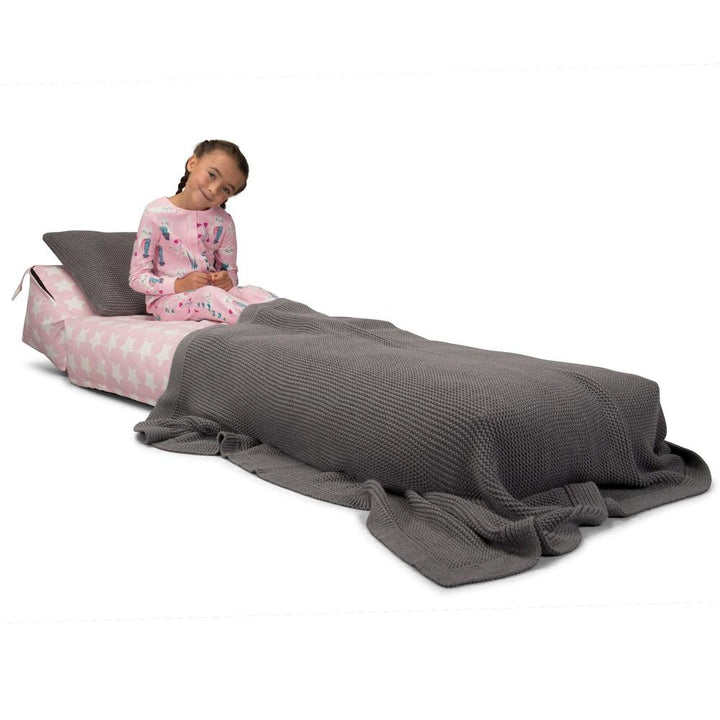 Avery Futon Stolseng Singel - Trykk Rosa Stjerne 04