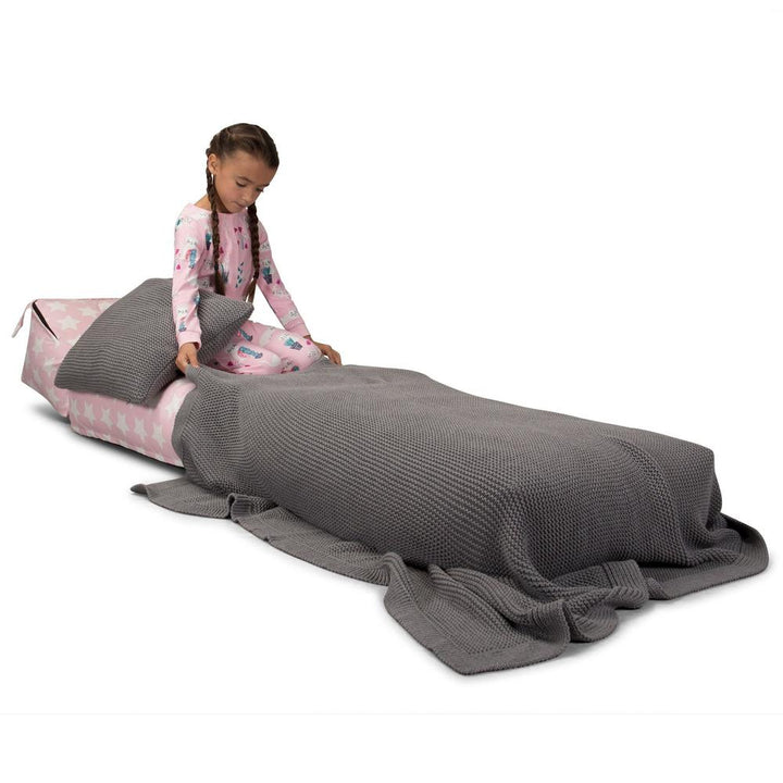 Avery Futon Stolseng Singel - Trykk Rosa Stjerne 05