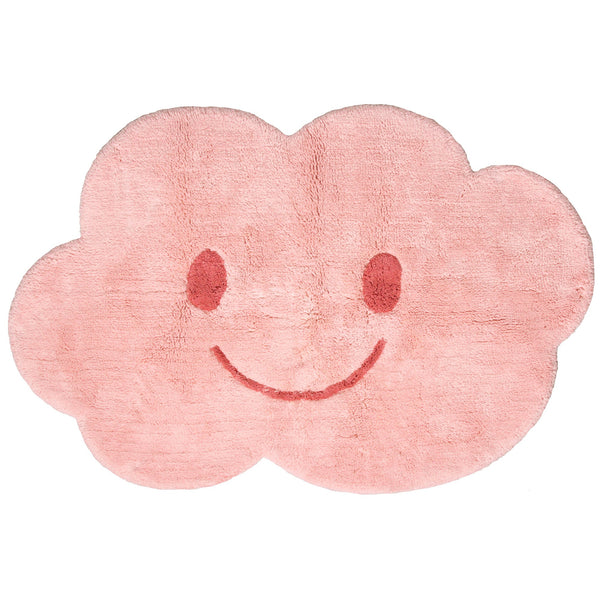 Barneteppe - Cloud Smile Rosa 01
