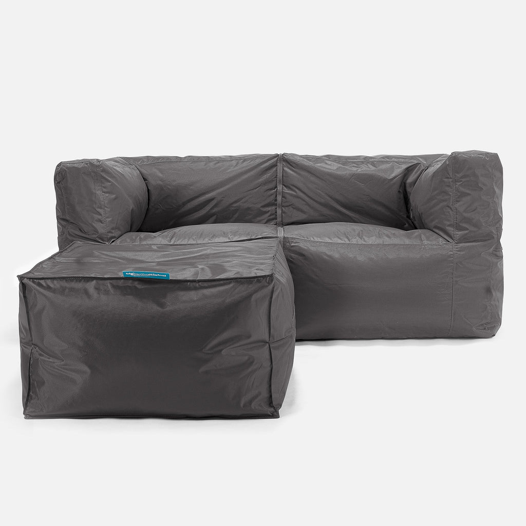 2-delt Modulsofa Saccosekk - SmartCanvas™ Grafitt 02