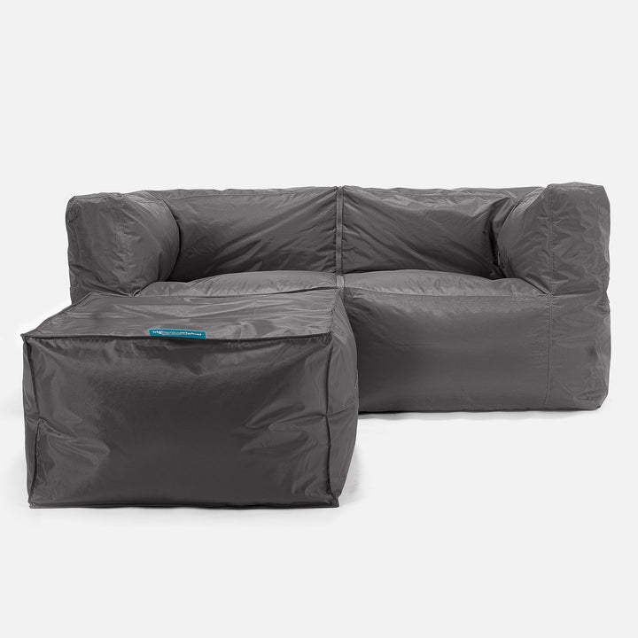 2-delt Modulsofa Saccosekk - SmartCanvas™ Grafitt 02