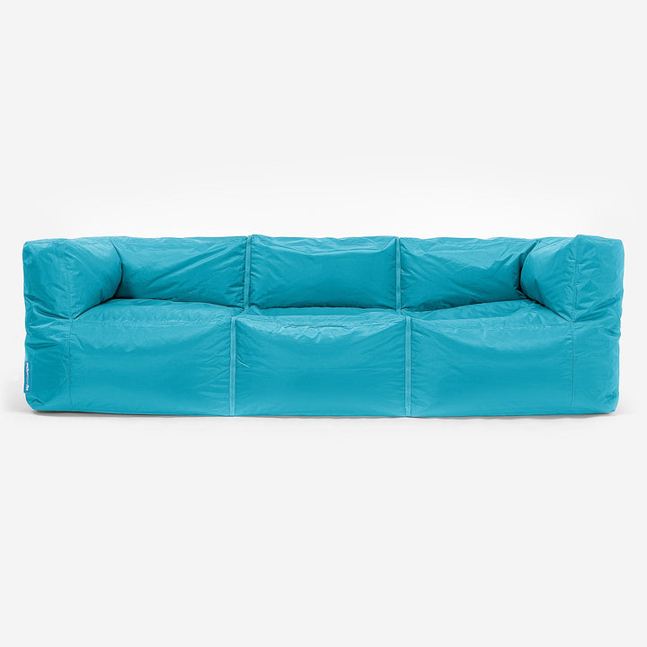 3-delt Modulsofa Saccosekk - SmartCanvas™ Aqua 01
