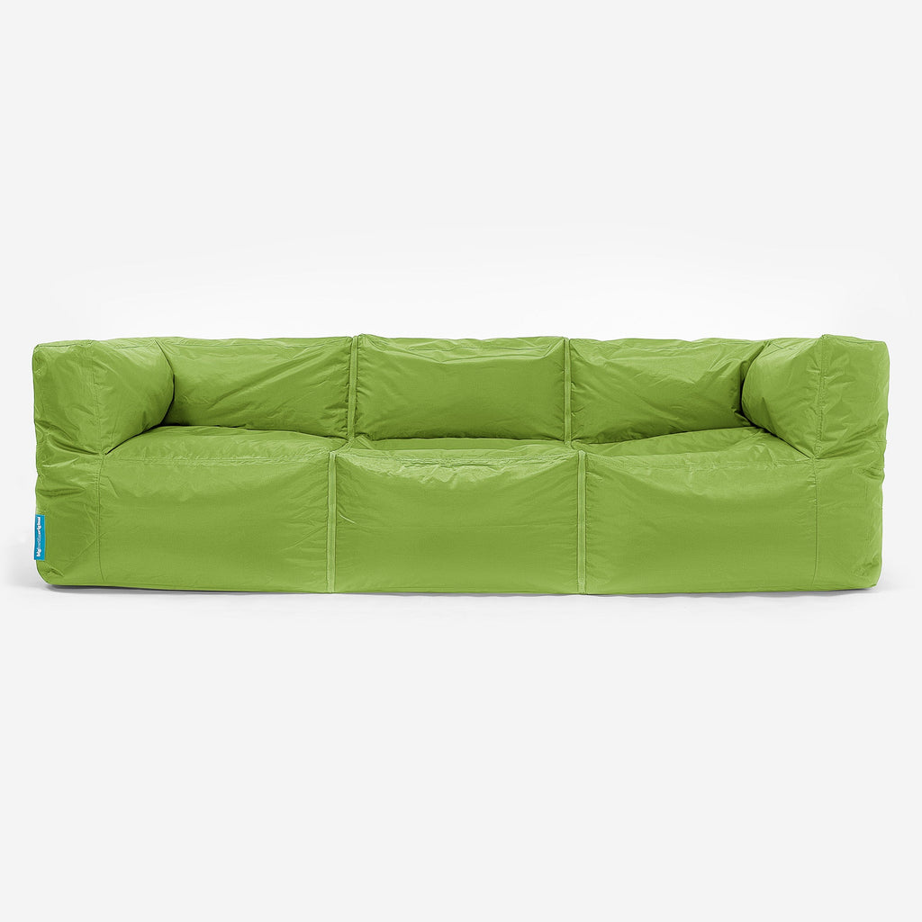 3-delt Modulsofa Saccosekk - SmartCanvas™ Lime 01