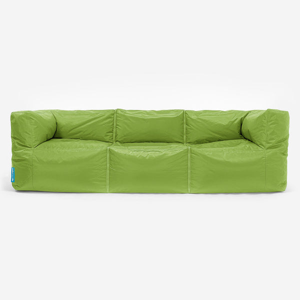 3-delt Modulsofa Saccosekk - SmartCanvas™ Lime 01