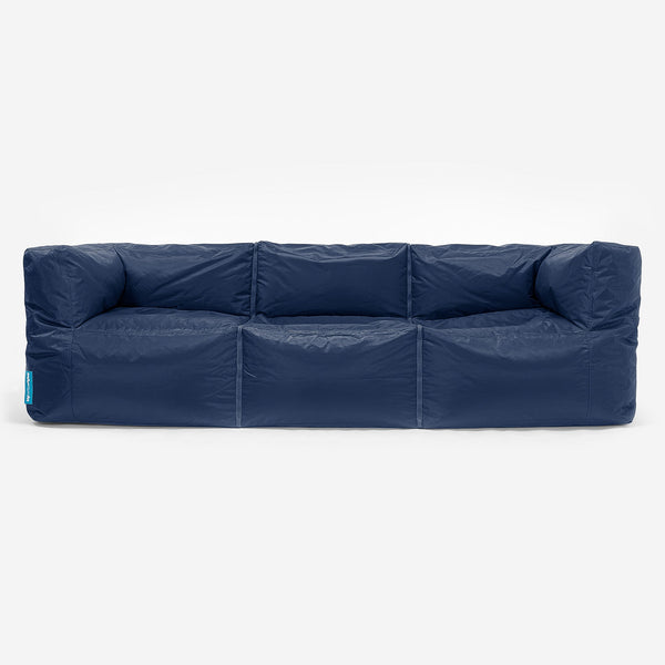 3-delt Modulsofa Saccosekk - SmartCanvas™ Marineblå 01