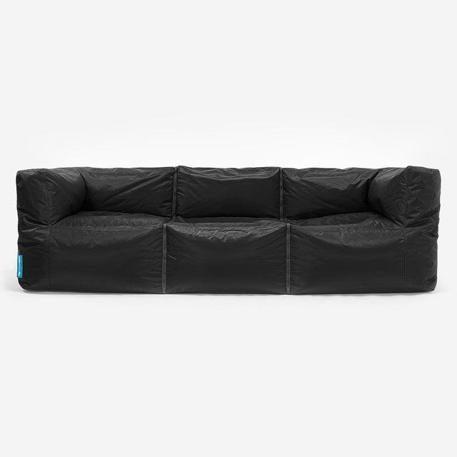 3-delt Modulsofa Saccosekk - SmartCanvas™ Svart 01